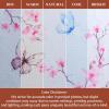 image:imageMaison d Hermine Kitchen Curtain Set for Windows 100 Cotton Set of Kitchen Curtain Valance for Home 2 Tier 28X36 and 1 Valance 56X18 Caf Gifts for Mothers Day Magnolia Mornings054  Blossoms in Spring