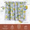 image:imageMaison d Hermine Kitchen Curtain Set for Windows 100 Cotton Set of Kitchen Curtain Valance for Home 2 Tier 28X36 and 1 Valance 56X18 Caf Gifts for Mothers Day Magnolia Mornings051  Citrus