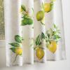 image:imageMaison d Hermine Kitchen Curtain Set for Windows 100 Cotton Set of Kitchen Curtain Valance for Home 2 Tier 28X36 and 1 Valance 56X18 Caf Gifts for Mothers Day Magnolia Mornings022  Limoncello