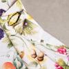 image:imageMaison d Hermine Kitchen Curtain Set for Windows 100 Cotton Set of Kitchen Curtain Valance for Home 2 Tier 28X36 and 1 Valance 56X18 Caf Gifts for Mothers Day Magnolia Mornings061  Pumpkin Garden  Cloudy Cream