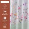 image:imageMaison d Hermine Kitchen Curtain Set for Windows 100 Cotton Set of Kitchen Curtain Valance for Home 2 Tier 28X36 and 1 Valance 56X18 Caf Gifts for Mothers Day Magnolia Mornings073  Summer Floral