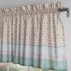 image:imageMaison d Hermine Kitchen Curtain Set for Windows 100 Cotton Set of Kitchen Curtain Valance for Home 2 Tier 28X36 and 1 Valance 56X18 Caf Gifts for Mothers Day Magnolia Mornings058  Easter Dew