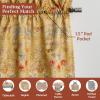 image:imageMaison d Hermine Kitchen Curtain Set for Windows 100 Cotton Set of Kitchen Curtain Valance for Home 2 Tier 28X36 and 1 Valance 56X18 Caf Gifts for Mothers Day Magnolia Mornings021  Marquise