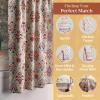 image:imageMaison d Hermine Kitchen Curtain Set for Windows 100 Cotton Set of Kitchen Curtain Valance for Home 2 Tier 28X36 and 1 Valance 56X18 Caf Gifts for Mothers Day Magnolia Mornings018  Romane