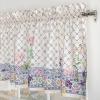 image:imageMaison d Hermine Kitchen Curtain Set for Windows 100 Cotton Set of Kitchen Curtain Valance for Home 2 Tier 28X36 and 1 Valance 56X18 Caf Gifts for Mothers Day Magnolia Mornings013  Faience