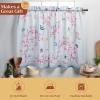 image:imageMaison d Hermine Kitchen Curtain Set for Windows 100 Cotton Set of Kitchen Curtain Valance for Home 2 Tier 28X36 and 1 Valance 56X18 Caf Gifts for Mothers Day Magnolia Mornings054  Blossoms in Spring
