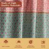 image:imageMaison d Hermine Kitchen Curtain Set for Windows 100 Cotton Set of Kitchen Curtain Valance for Home 2 Tier 28X36 and 1 Valance 56X18 Caf Gifts for Mothers Day Magnolia Mornings062  Provence