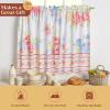 image:imageMaison d Hermine Kitchen Curtain Set for Windows 100 Cotton Set of Kitchen Curtain Valance for Home 2 Tier 28X36 and 1 Valance 56X18 Caf Gifts for Mothers Day Magnolia Mornings006  Vintage Floral