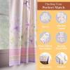 image:imageMaison d Hermine Kitchen Curtain Set for Windows 100 Cotton Set of Kitchen Curtain Valance for Home 2 Tier 28X36 and 1 Valance 56X18 Caf Gifts for Mothers Day Magnolia Mornings074  Magnolia Mornings