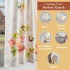 image:imageMaison d Hermine Kitchen Curtain Set for Windows 100 Cotton Set of Kitchen Curtain Valance for Home 2 Tier 28X36 and 1 Valance 56X18 Caf Gifts for Mothers Day Magnolia Mornings023  Fruit Dhiver