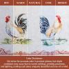 image:imageMaison d Hermine Kitchen Curtain Set for Windows 100 Cotton Set of Kitchen Curtain Valance for Home 2 Tier 28X36 and 1 Valance 56X18 Caf Gifts for Mothers Day Magnolia Mornings009  Campagne