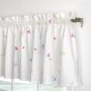 image:imageMaison d Hermine Kitchen Curtain Set for Windows 100 Cotton Set of Kitchen Curtain Valance for Home 2 Tier 28X36 and 1 Valance 56X18 Caf Gifts for Mothers Day Magnolia Mornings071  Flower in the Field