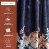 image:imageMaison d Hermine Kitchen Curtain Set for Windows 100 Cotton Set of Kitchen Curtain Valance for Home 2 Tier 28X36 and 1 Valance 56X18 Caf Gifts for Mothers Day Magnolia Mornings048  Pumpkin Blues
