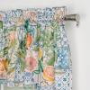 image:imageMaison d Hermine Kitchen Curtain Set for Windows 100 Cotton Set of Kitchen Curtain Valance for Home 2 Tier 28X36 and 1 Valance 56X18 Caf Gifts for Mothers Day Magnolia Mornings045  Agrume
