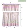 image:imageMaison d Hermine Kitchen Curtain Set for Windows 100 Cotton Set of Kitchen Curtain Valance for Home 2 Tier 28X36 and 1 Valance 56X18 Caf Gifts for Mothers Day Magnolia Mornings074  Magnolia Mornings