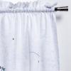 image:imageMaison d Hermine Kitchen Curtain Set for Windows 100 Cotton Set of Kitchen Curtain Valance for Home 2 Tier 28X36 and 1 Valance 56X18 Caf Gifts for Mothers Day Magnolia Mornings010  Fleurs De Mai