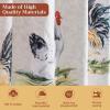 image:imageMaison d Hermine Kitchen Curtain Set for Windows 100 Cotton Set of Kitchen Curtain Valance for Home 2 Tier 28X36 and 1 Valance 56X18 Caf Gifts for Mothers Day Magnolia Mornings009  Campagne