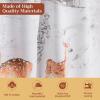 image:imageMaison d Hermine Kitchen Curtain Set for Windows 100 Cotton Set of Kitchen Curtain Valance for Home 2 Tier 28X36 and 1 Valance 56X18 Caf Gifts for Mothers Day Magnolia Mornings067  Christmas Tradition