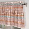 image:imageMaison d Hermine Kitchen Curtain Set for Windows 100 Cotton Set of Kitchen Curtain Valance for Home 2 Tier 28X36 and 1 Valance 56X18 Caf Gifts for Mothers Day Magnolia Mornings042  Nila
