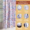 image:imageMaison d Hermine Kitchen Curtain Set for Windows 100 Cotton Set of Kitchen Curtain Valance for Home 2 Tier 28X36 and 1 Valance 56X18 Caf Gifts for Mothers Day Magnolia Mornings081  Indian Floral