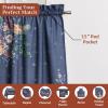 image:imageMaison d Hermine Kitchen Curtain Set for Windows 100 Cotton Set of Kitchen Curtain Valance for Home 2 Tier 28X36 and 1 Valance 56X18 Caf Gifts for Mothers Day Magnolia Mornings068  Christmas Joy