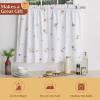 image:imageMaison d Hermine Kitchen Curtain Set for Windows 100 Cotton Set of Kitchen Curtain Valance for Home 2 Tier 28X36 and 1 Valance 56X18 Caf Gifts for Mothers Day Magnolia Mornings031  Printemps