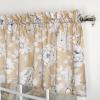 image:imageMaison d Hermine Kitchen Curtain Set for Windows 100 Cotton Set of Kitchen Curtain Valance for Home 2 Tier 28X36 and 1 Valance 56X18 Caf Gifts for Mothers Day Magnolia Mornings064  Pretty Autumn