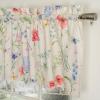 image:imageMaison d Hermine Kitchen Curtain Set for Windows 100 Cotton Set of Kitchen Curtain Valance for Home 2 Tier 28X36 and 1 Valance 56X18 Caf Gifts for Mothers Day Magnolia Mornings037  Just Floral