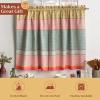 image:imageMaison d Hermine Kitchen Curtain Set for Windows 100 Cotton Set of Kitchen Curtain Valance for Home 2 Tier 28X36 and 1 Valance 56X18 Caf Gifts for Mothers Day Magnolia Mornings062  Provence