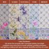 image:imageMaison d Hermine Kitchen Curtain Set for Windows 100 Cotton Set of Kitchen Curtain Valance for Home 2 Tier 28X36 and 1 Valance 56X18 Caf Gifts for Mothers Day Magnolia Mornings013  Faience