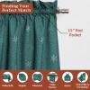 image:imageMaison d Hermine Kitchen Curtain Set for Windows 100 Cotton Set of Kitchen Curtain Valance for Home 2 Tier 28X36 and 1 Valance 56X18 Caf Gifts for Mothers Day Magnolia Mornings075  Hygge Christmas