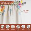 image:imageMaison d Hermine Kitchen Curtain Set for Windows 100 Cotton Set of Kitchen Curtain Valance for Home 2 Tier 28X36 and 1 Valance 56X18 Caf Gifts for Mothers Day Magnolia Mornings041  Jardin Dete  Fog