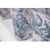 image:imageMaison d Hermine Kitchen Curtain Set for Windows 100 Cotton Set of Kitchen Curtain Valance for Home 2 Tier 28X36 and 1 Valance 56X18 Caf Gifts for Mothers Day Magnolia Mornings001  the Miller  Denim