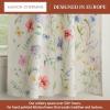 image:imageMaison d Hermine Kitchen Curtain Set for Windows 100 Cotton Set of Kitchen Curtain Valance for Home 2 Tier 28X36 and 1 Valance 56X18 Caf Gifts for Mothers Day Magnolia Mornings037  Just Floral