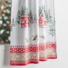 image:imageMaison d Hermine Kitchen Curtain Set for Windows 100 Cotton Set of Kitchen Curtain Valance for Home 2 Tier 28X36 and 1 Valance 56X18 Caf Gifts for Mothers Day Magnolia Mornings052  Rural Christmas