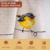 image:imageMaison d Hermine Kitchen Curtain Set for Windows 100 Cotton Set of Kitchen Curtain Valance for Home 2 Tier 28X36 and 1 Valance 56X18 Caf Gifts for Mothers Day Magnolia Mornings017  Birdies on Wire