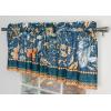 image:imageMaison d Hermine Kitchen Curtain Set for Windows 100 Cotton Set of Kitchen Curtain Valance for Home 2 Tier 28X36 and 1 Valance 56X18 Caf Gifts for Mothers Day Magnolia Mornings033  Luxury Loft  Dark Teal