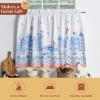 image:imageMaison d Hermine Kitchen Curtain Set for Windows 100 Cotton Set of Kitchen Curtain Valance for Home 2 Tier 28X36 and 1 Valance 56X18 Caf Gifts for Mothers Day Magnolia Mornings008  Amsterdam Canals