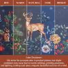 image:imageMaison d Hermine Kitchen Curtain Set for Windows 100 Cotton Set of Kitchen Curtain Valance for Home 2 Tier 28X36 and 1 Valance 56X18 Caf Gifts for Mothers Day Magnolia Mornings068  Christmas Joy