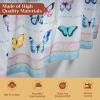 image:imageMaison d Hermine Kitchen Curtain Set for Windows 100 Cotton Set of Kitchen Curtain Valance for Home 2 Tier 28X36 and 1 Valance 56X18 Caf Gifts for Mothers Day Magnolia Mornings044  Blossoms in Spring
