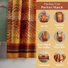 image:imageMaison d Hermine Kitchen Curtain Set for Windows 100 Cotton Set of Kitchen Curtain Valance for Home 2 Tier 28X36 and 1 Valance 56X18 Caf Gifts for Mothers Day Magnolia Mornings047  Thanksgiving Tartan