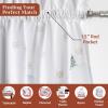 image:imageMaison d Hermine Kitchen Curtain Set for Windows 100 Cotton Set of Kitchen Curtain Valance for Home 2 Tier 28X36 and 1 Valance 56X18 Caf Gifts for Mothers Day Magnolia Mornings052  Rural Christmas