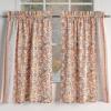 image:imageMaison d Hermine Kitchen Curtain Set for Windows 100 Cotton Set of Kitchen Curtain Valance for Home 2 Tier 28X36 and 1 Valance 56X18 Caf Gifts for Mothers Day Magnolia Mornings042  Nila