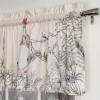 image:imageMaison d Hermine Kitchen Curtain Set for Windows 100 Cotton Set of Kitchen Curtain Valance for Home 2 Tier 28X36 and 1 Valance 56X18 Caf Gifts for Mothers Day Magnolia Mornings046  Amazonia