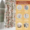 image:imageMaison d Hermine Kitchen Curtain Set for Windows 100 Cotton Set of Kitchen Curtain Valance for Home 2 Tier 28X36 and 1 Valance 56X18 Caf Gifts for Mothers Day Magnolia Mornings025  Dalida