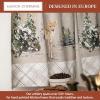 image:imageMaison d Hermine Kitchen Curtain Set for Windows 100 Cotton Set of Kitchen Curtain Valance for Home 2 Tier 28X36 and 1 Valance 56X18 Caf Gifts for Mothers Day Magnolia Mornings060  Deer in the Woods