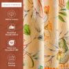 image:imageMaison d Hermine Kitchen Curtain Set for Windows 100 Cotton Set of Kitchen Curtain Valance for Home 2 Tier 28X36 and 1 Valance 56X18 Caf Gifts for Mothers Day Magnolia Mornings036  Luxury Loft  Peach