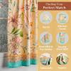 image:imageMaison d Hermine Kitchen Curtain Set for Windows 100 Cotton Set of Kitchen Curtain Valance for Home 2 Tier 28X36 and 1 Valance 56X18 Caf Gifts for Mothers Day Magnolia Mornings036  Luxury Loft  Peach