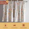 image:imageMaison d Hermine Kitchen Curtain Set for Windows 100 Cotton Set of Kitchen Curtain Valance for Home 2 Tier 28X36 and 1 Valance 56X18 Caf Gifts for Mothers Day Magnolia Mornings002  Colmar