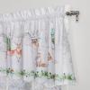 image:imageMaison d Hermine Kitchen Curtain Set for Windows 100 Cotton Set of Kitchen Curtain Valance for Home 2 Tier 28X36 and 1 Valance 56X18 Caf Gifts for Mothers Day Magnolia Mornings067  Christmas Tradition